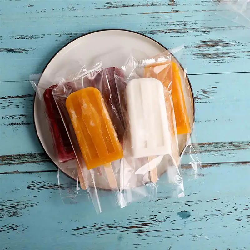 100 шт деревянные для мороженого палочки натуральные DIY Фруктового и прозрачные