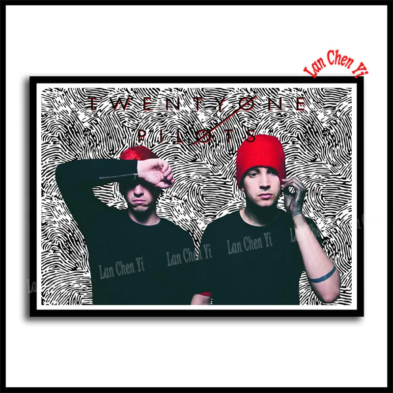 Twenty One Pilots рок-музыка с покрытием бумажные плакаты настенные художественные картины для гостиной домашний декор 42*30 см