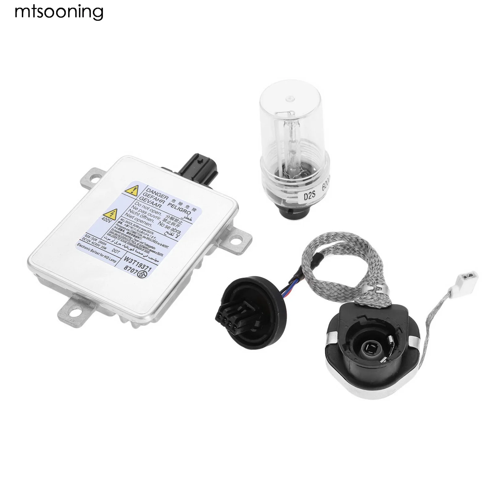 Mtsooning Xenon модуль управления балластом фар воспламенитель W3T19371 с D2S лампочкой для