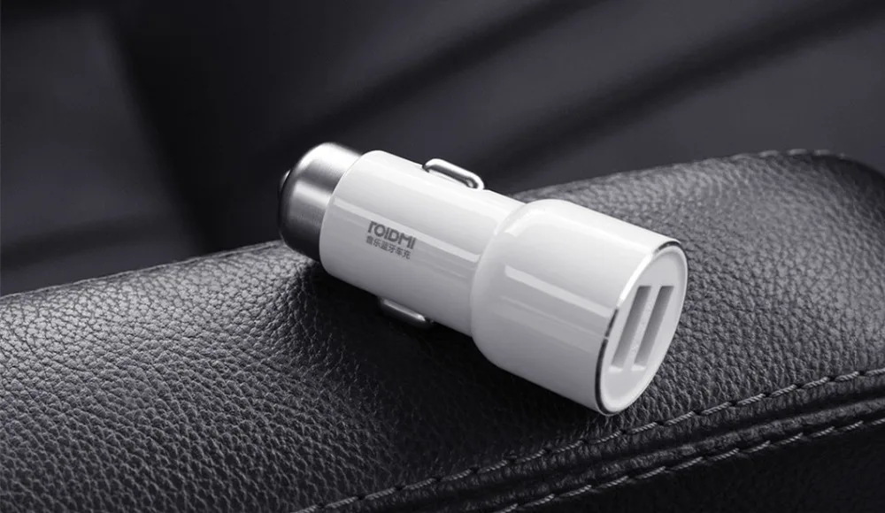 Xiaomi ROIDMI/ROIDMI 3S 5 В/3.4A FM беспроводной Bluetooth автомобильное USB зарядное устройство музыкальный плеер с умным приложением для iPhone 7 5S 6 6S и Android