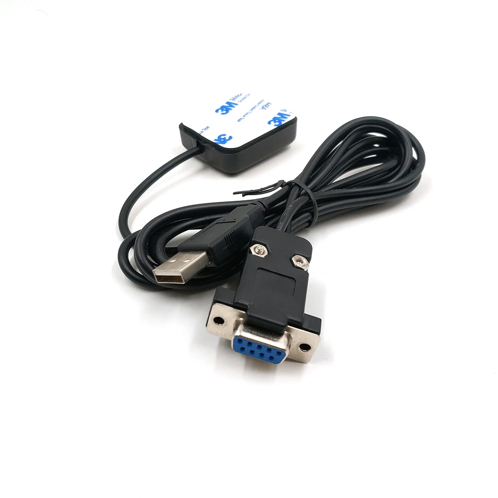 RS232 DB9 Женский + USB Штекерный разъем ресивер двойной GPS антенна приемника GLONASS 9600 NMEA