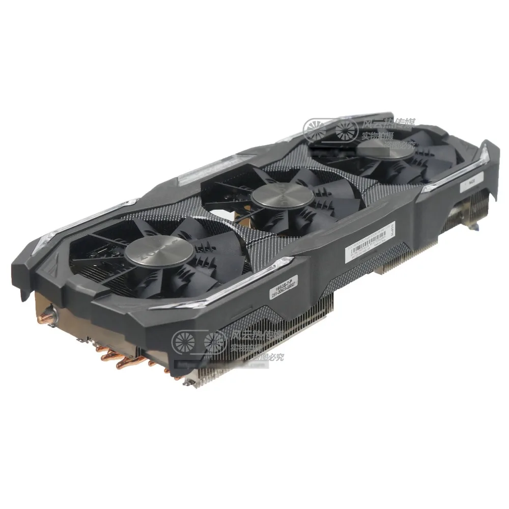 Кулер для ZOTAC GTX1070 GTX1080 GTX1070Ti AMP Экстремальный видеокарта только вентилятор с радиатором