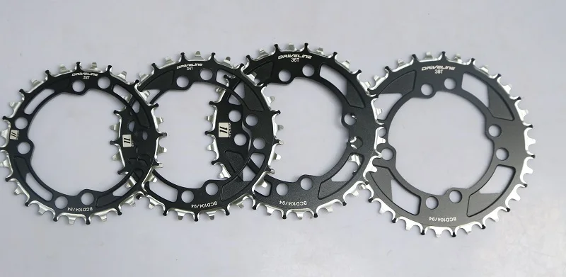 

taiwan driveline Single Narrow Wide 1x9/10/ 11 speed Bike Chain Ringx94/104BCD 32/34/36/38T/34T