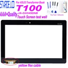 Сенсорный экран 10,1 дюйма для ASUS Transformer Book T100TA T100 JA-DA5490NB, сенсорный экран с дигитайзером и желтым гибким кабелем, оригинал