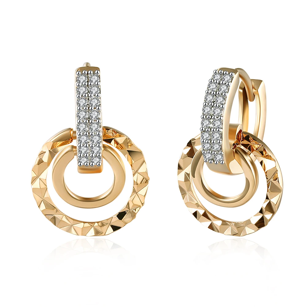 Новое поступление серьги золотого цвета для женщин низкая цена Senhoras brincos Damen-ohring