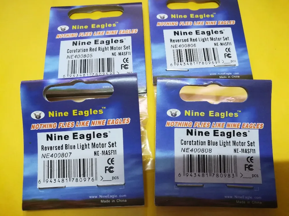 Nine Eagles MASF11 Galaxy Visitor 2 Red/blue CW/CCW motor spare Parts | Игрушки и хобби
