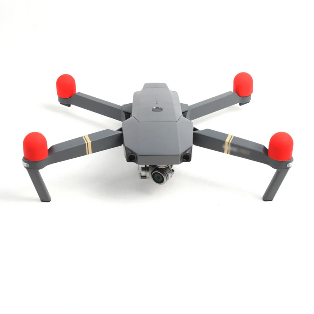 Красный Для DJI Mavic беспилотный двигатель оболочки крышки двигателя Защитный чехол 4 шт. силиконовая крышка протектор Защитная крышка для DJI Mavic Pro мотор для дрона - Цвет: Красный