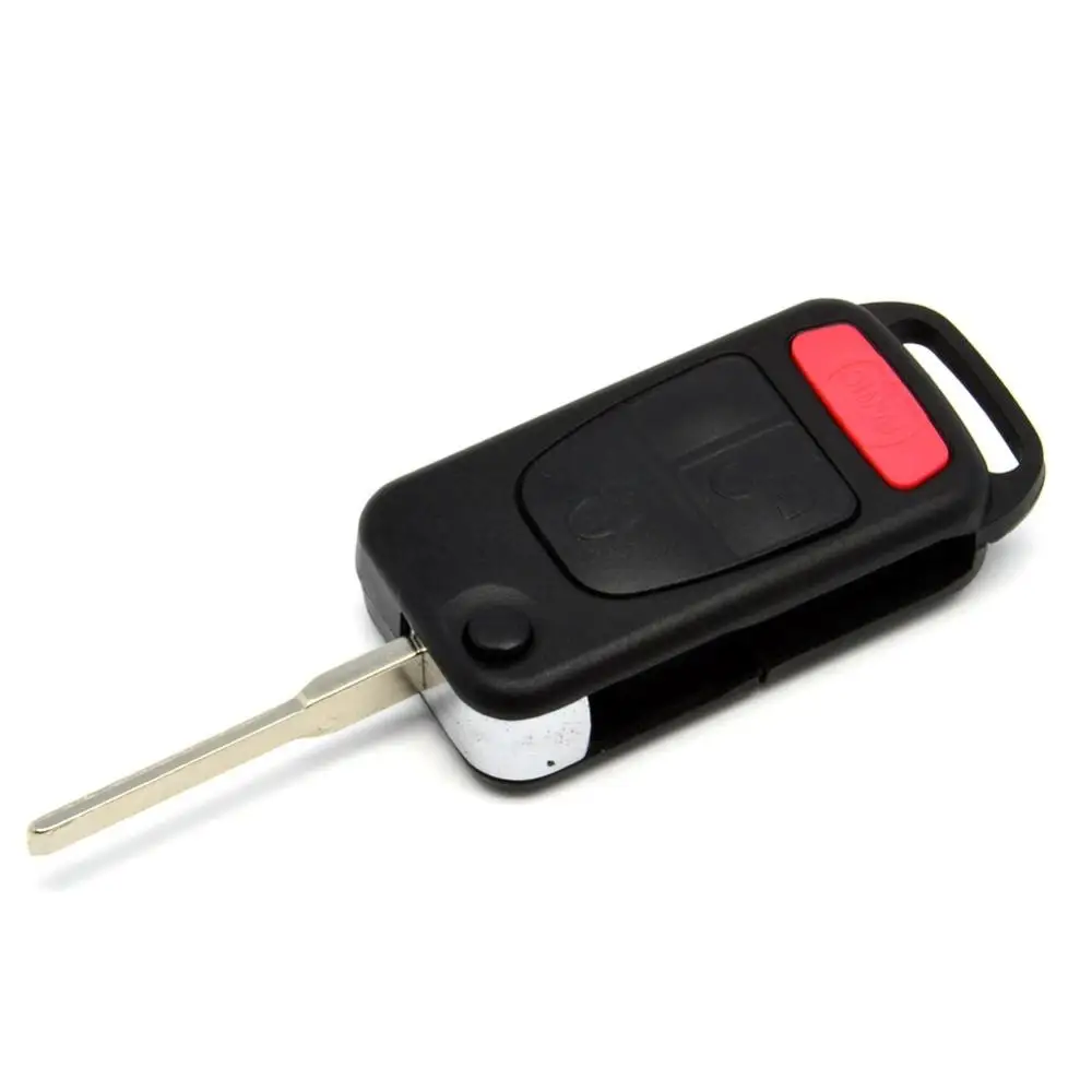 Likebuying 3 Кнопки Флип Floding Дистанционного Ключа Keyless Брелок Чехол Для Mercedes-Benz |