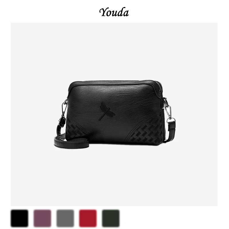 Youda/модная дизайнерская женская сумка на плечо молнии ретро вышитый клатч