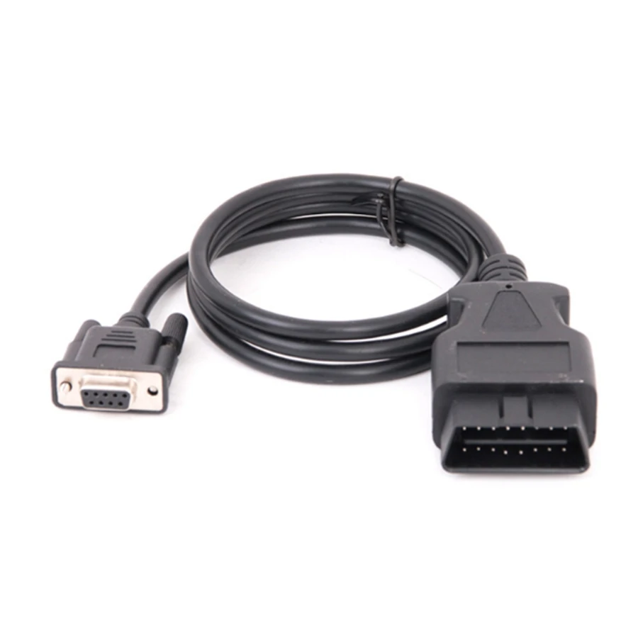 Универсальный OBD 2 16 Pin DB9 RS232 кабель для автомобиля диагностический адаптер сканер автомобиля OBDII Connertor авто автомобиль OBD2 кабель удлинитель