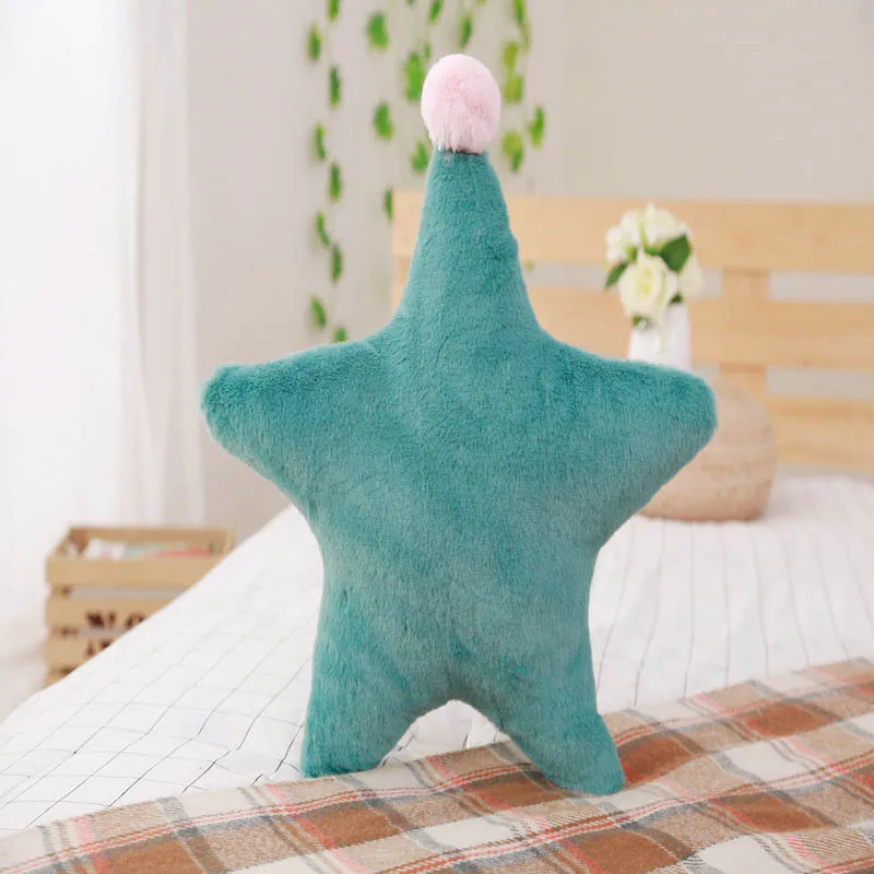 green star Скандинавские звезды, сердце, луна, декоративная подушка, мягкий диван, подушка для сидения, наполнитель для детской спальни, мягкие постельные принадлежности, Подарочная игрушка - Цвет: green star