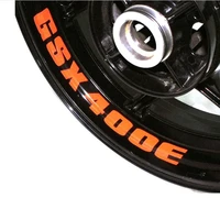8x high quality motorcycle wheel sticker decal reflective rim bike motorcycle suitable for suzuki gsx400e gsx 400e gsx400 e