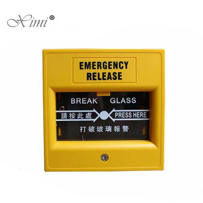 Горячая Распродажа E20 кнопка аварийного выхода стеклянная Кнопка распада