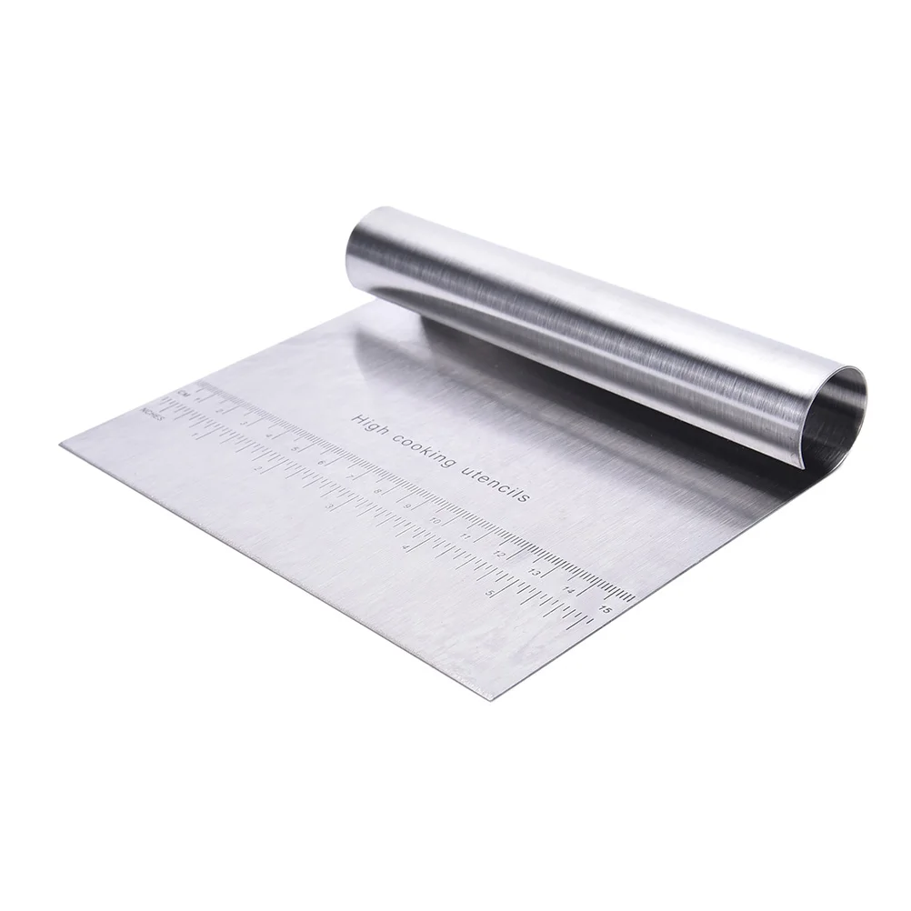 Фирменная новинка из нержавеющей стали скребок тесто для пиццы резак КУХНЯ муки