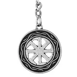 1 шт. Vegvisir компас Odin символ Руна брелок-Шарм лучший друг подарок Norse ювелирные изделия в стиле викингов