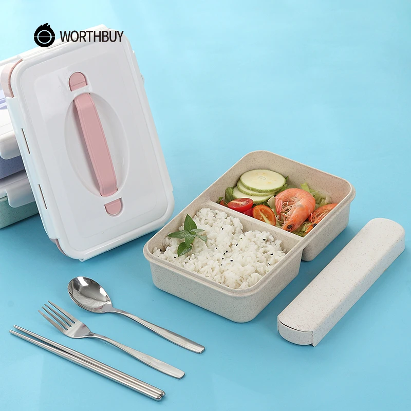 WORTHBUY японский пластиковая коробка для бенто Портативный Детские Ланч бокс