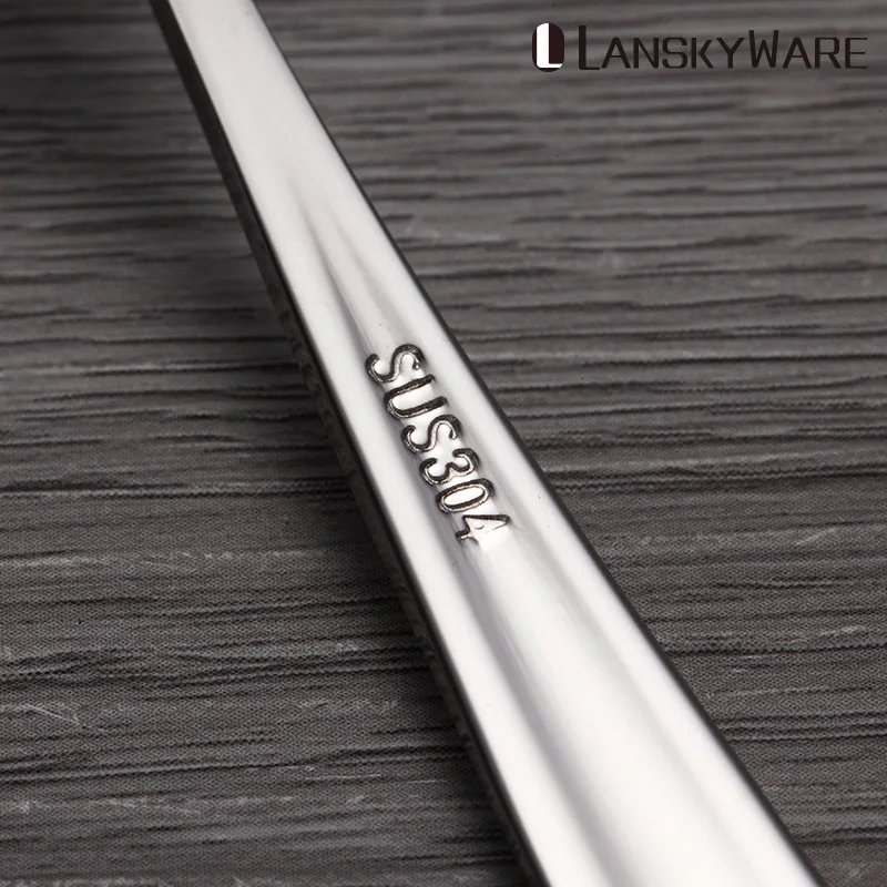 LANSKYWARE 304 нержавеющая сталь фруктовая вилка для салата десертная ложка набор