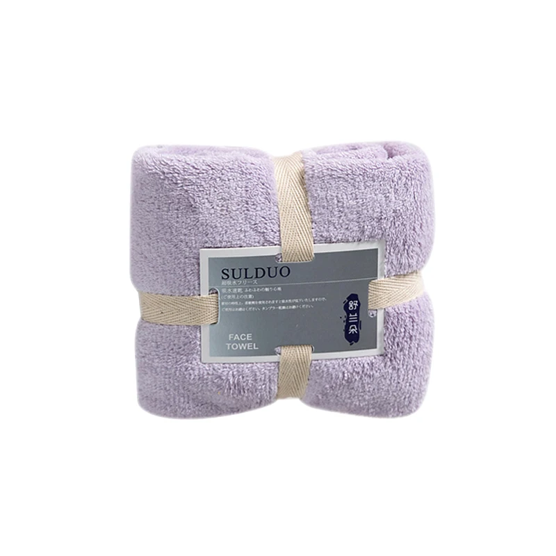 Light purple Милый коралловый флис мягкое полотенце абсорбирующая ткань нетканый материал может быть прикреплен к кухонным аксессуарам принадлежности для ванной комнаты - Цвет: Light purple