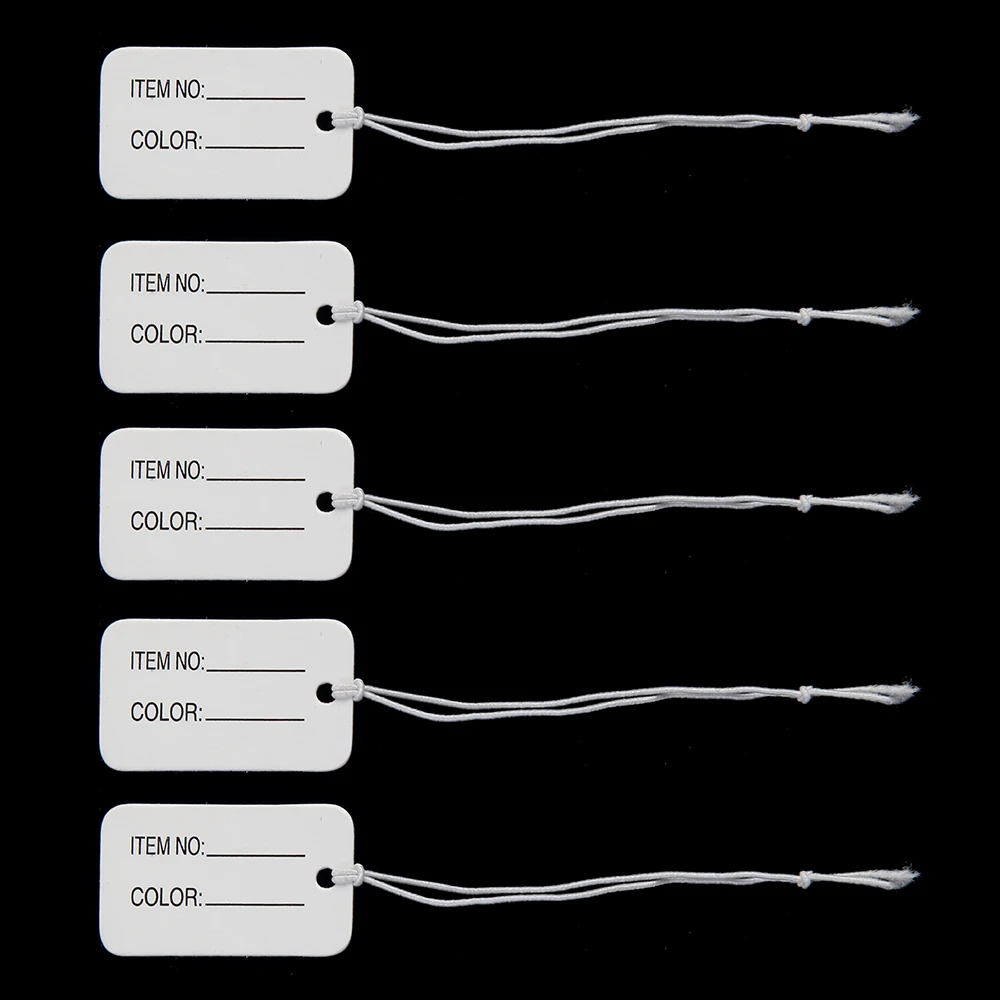 100 pcs Blank Horizontal Version Waterproof Jewelry Thermal Price Tag Listing For Necklaces Listed price Label Paper | Украшения и