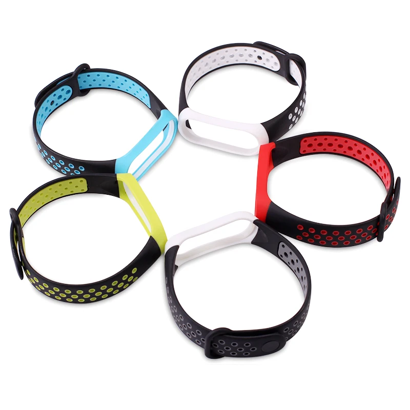 Спортивный ремешок BOORUI для miband 3 силиконовые ремешки смарт-часов сменные