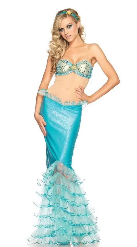 

Free Shipping High Quality Hot Popular 3S1330 Sexy Adult Mermaid Lingerie Costume