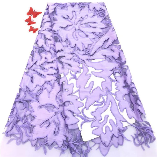 

Embroidery 3d lace fabric white african lace fabrics 2019 high quality laser cut nigerian lace fabric for wedding dress F3