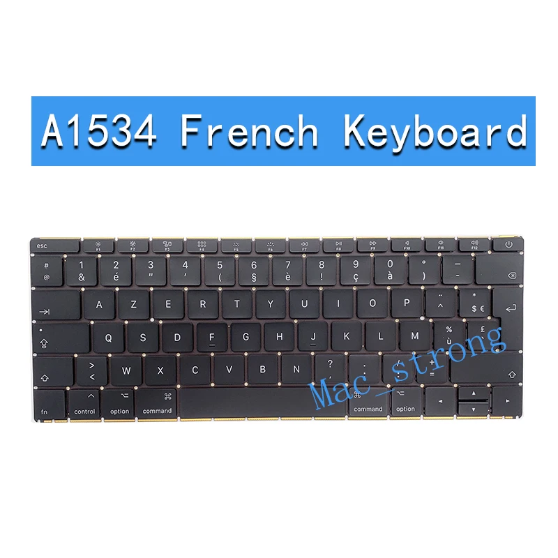 Совершенно новая Оригинальная клавиатура A1534 12 дюймов JP/FR/SP/TR для Macbook Pro