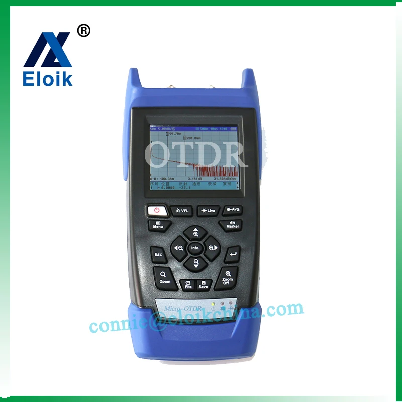 Handheld OTDR ALK-100B -SM-OTDR 1310/1550nm 28/26dB Integrated VFL Optical Time Domain Reflectometer BY DHL |