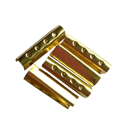 Golden Плоские открывающиеся металлические Aglets DIY шнурки Ремонт Замена обуви кружева наконечники головы 12 шт набор - Цвет: Golden