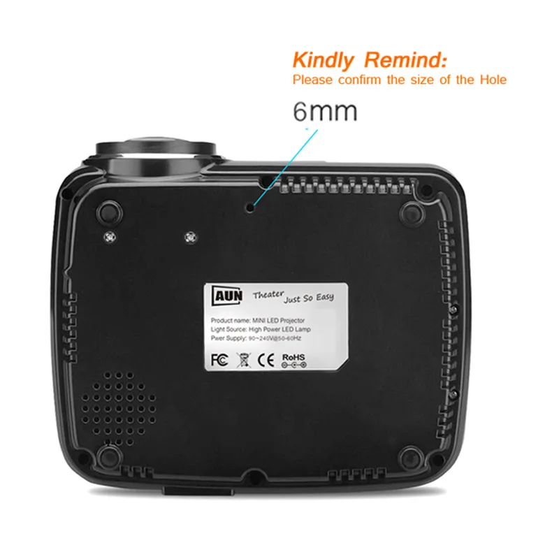 Регулируемый светодиодный проектор Потолочный настенный кронштейн эластичный