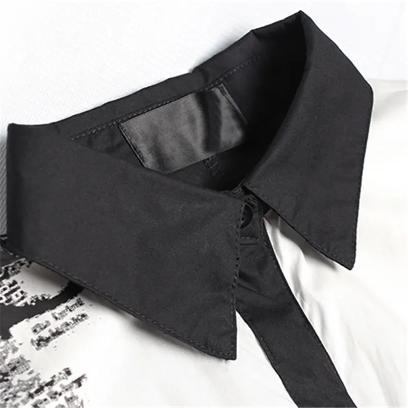 New 2019 Spring Summer Shirt Pattern Flower Loose Plus Size Clothes Long Mosaic Printing Blouse Women Tops |