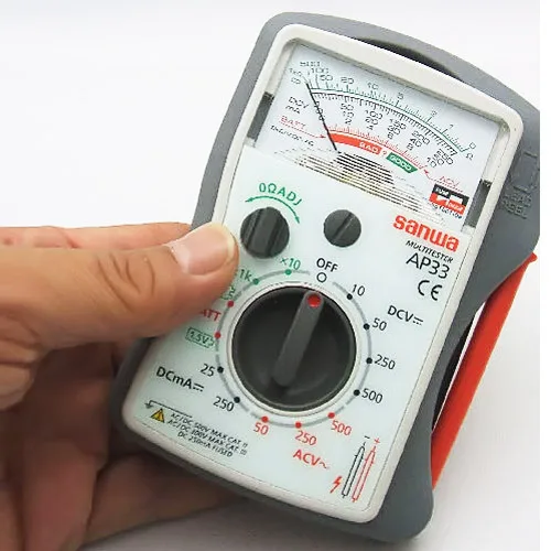 Аналоговый Карманный мультитестер/мультиметр Sanwa AP33|multimeter pocket|multimeter analogmultiteste sanwa