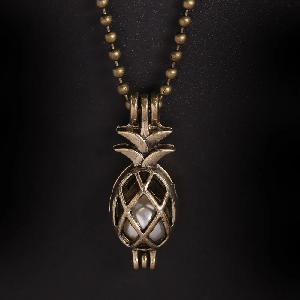 Искусственный жемчуг Цепочки и ожерелья ручной Античная бронзовая Подвески