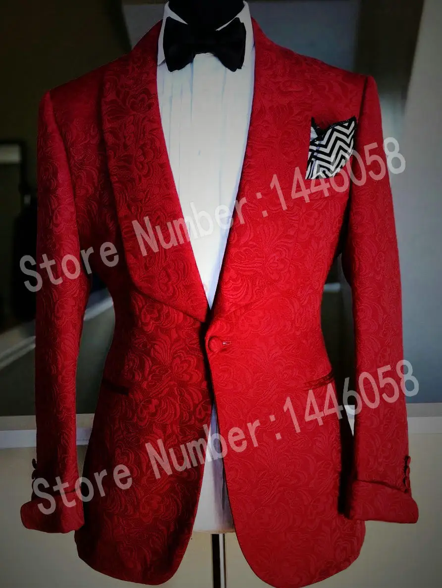 Мужские свадебные костюмы с брюками 2019 Королевский