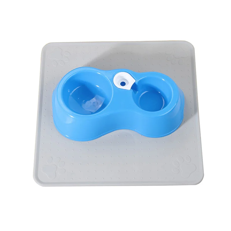 Одноцветный силиконовый коврик для еды кошек миска питья кормления собак