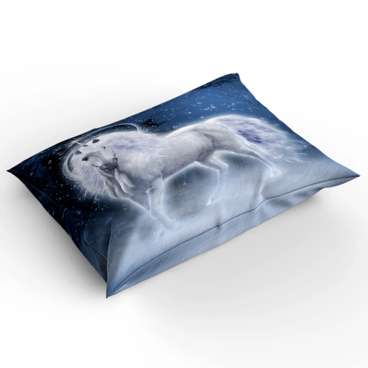 Семейный декор чистый Единорог 4 шт. набор стеганый пододеяльник для рождества