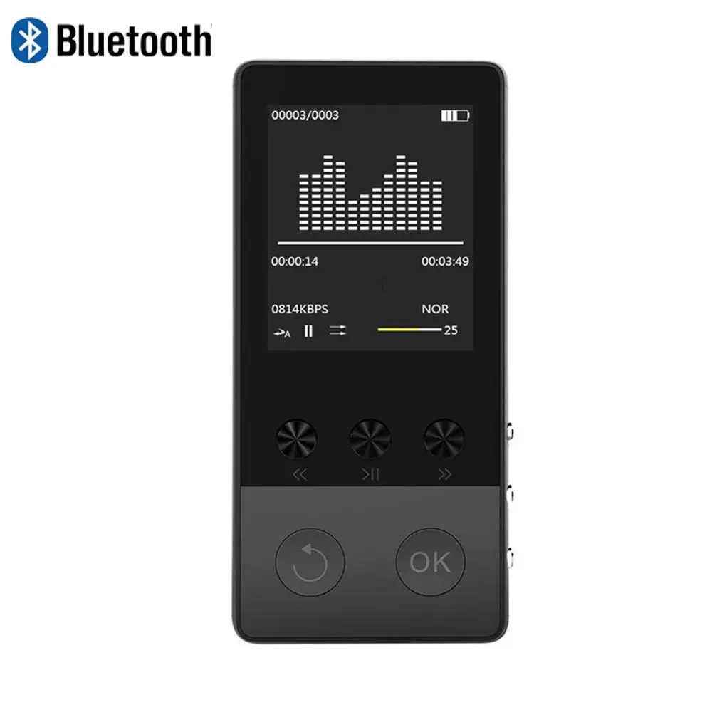 Mp3-плеер Bluetooth портативный музыкальный плеер с fm-радио запись будильника