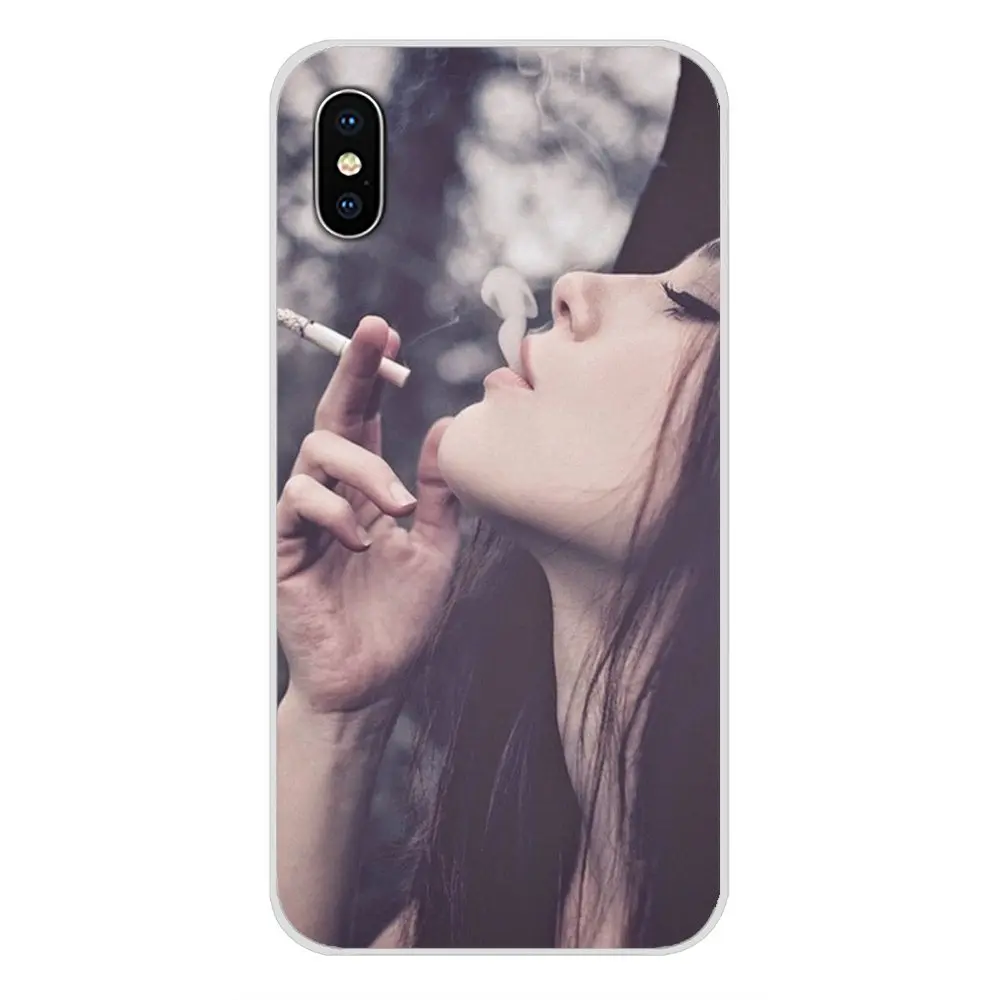 Курить для девочек подростков Apple iPhone X XR XS MAX 4 4S 5 5S 5C SE 6 6S 7 8 Plus ipod touch Аксессуары