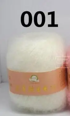 001 white TPRPYN 1 шт. = 50 г мягкий мохер Кашемир Вязание шерсть пряжа DIY шаль шарф вязание крючком нитки поставки - Цвет: 001 white