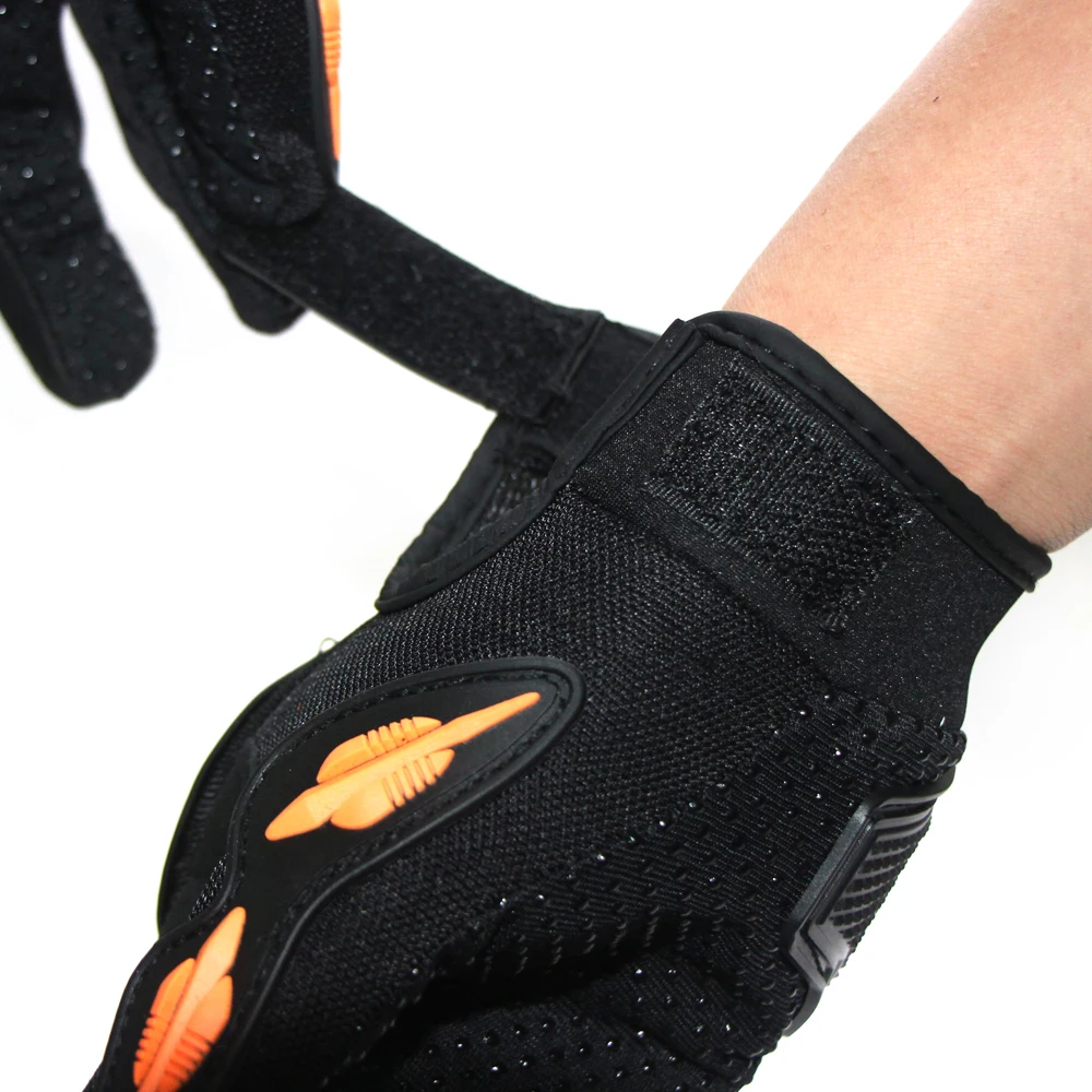 Защитные перчатки для мотокросса красные и оранжевые Размеры M XXL|motorcycle gloves