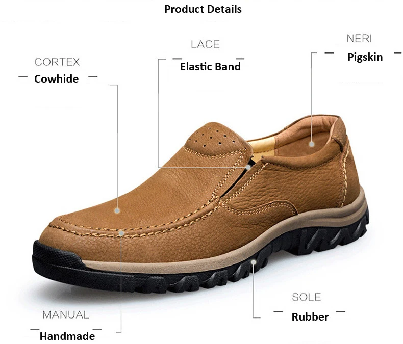 Gomnead/Мужская походная обувь из натуральной кожи; Водонепроницаемая Уличная обувь; зимняя противоскользящая Треккинговая обувь; дышащие походные кроссовки