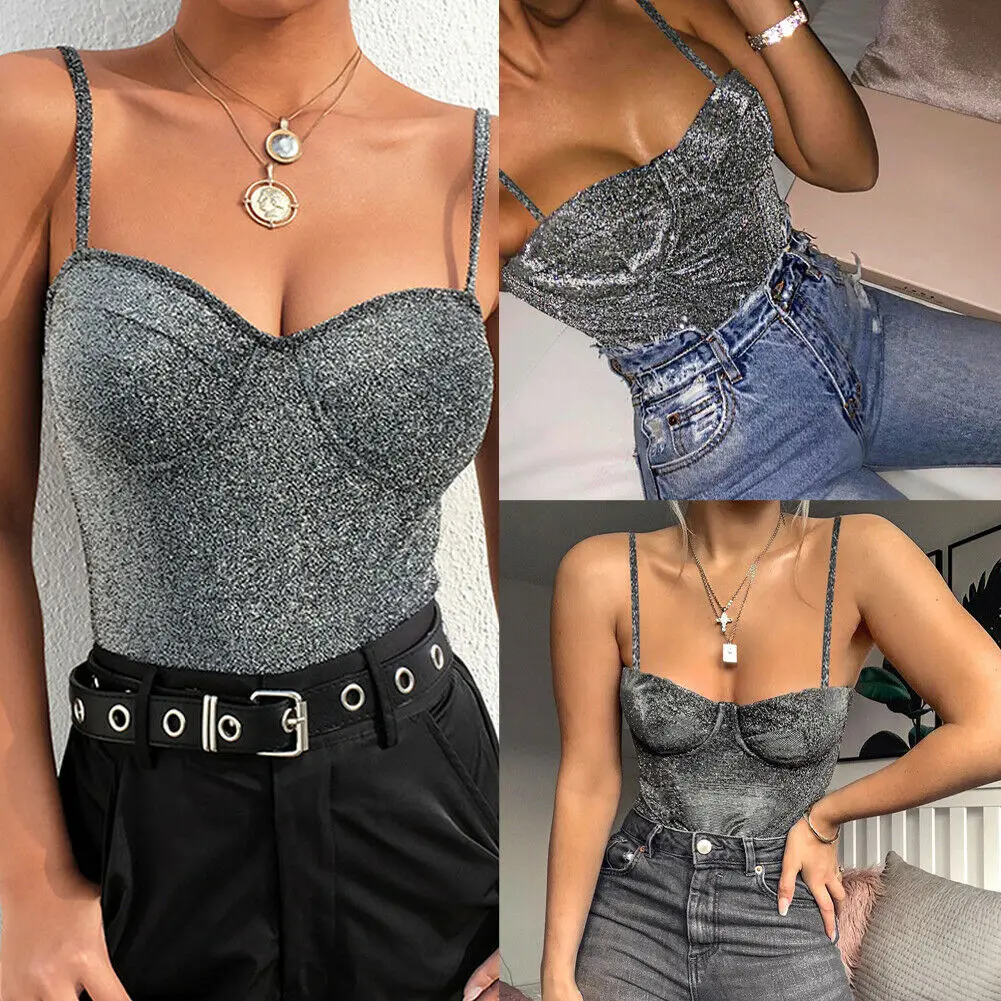 Женский облегающий трико боди без рукавов|Боди| |