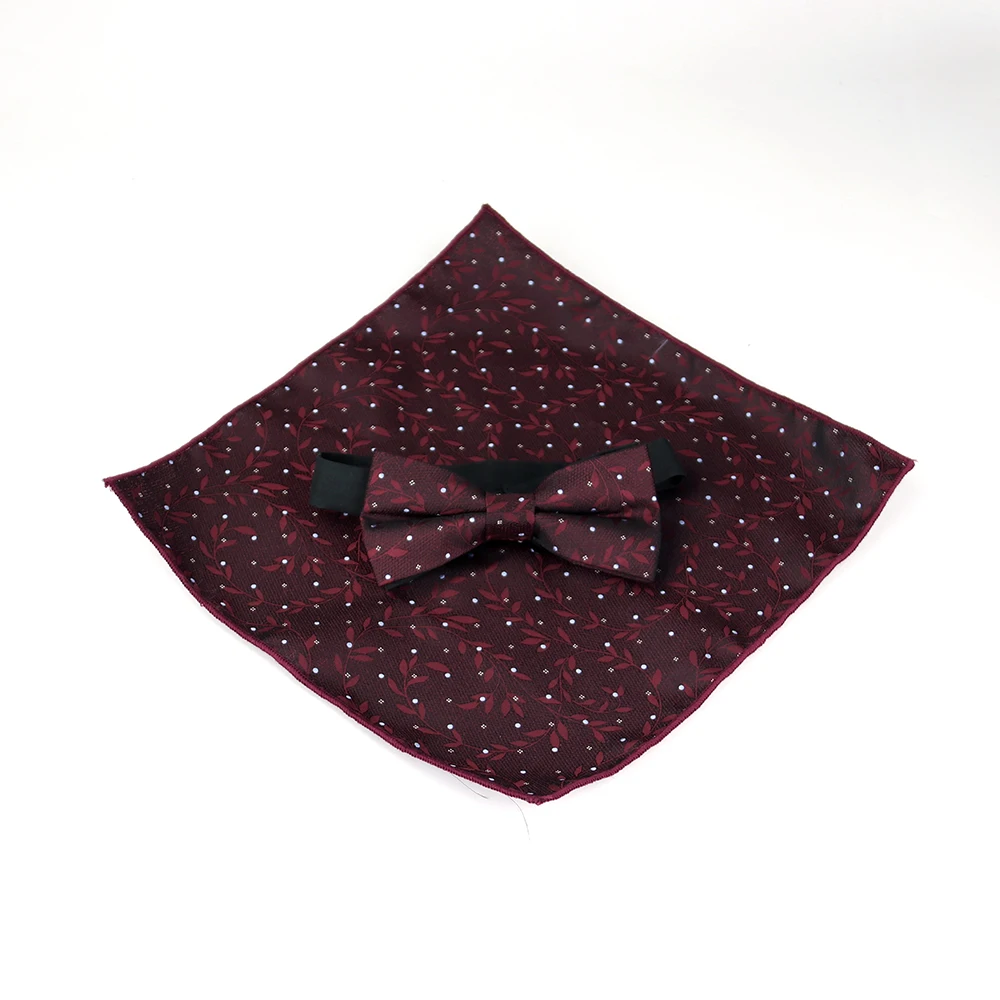 

Retro Suit Men's Tie Combination Package Tie Suit Pocket Towel with Little Diamond Groom Groomsmen Bow Tie Suit Business Type