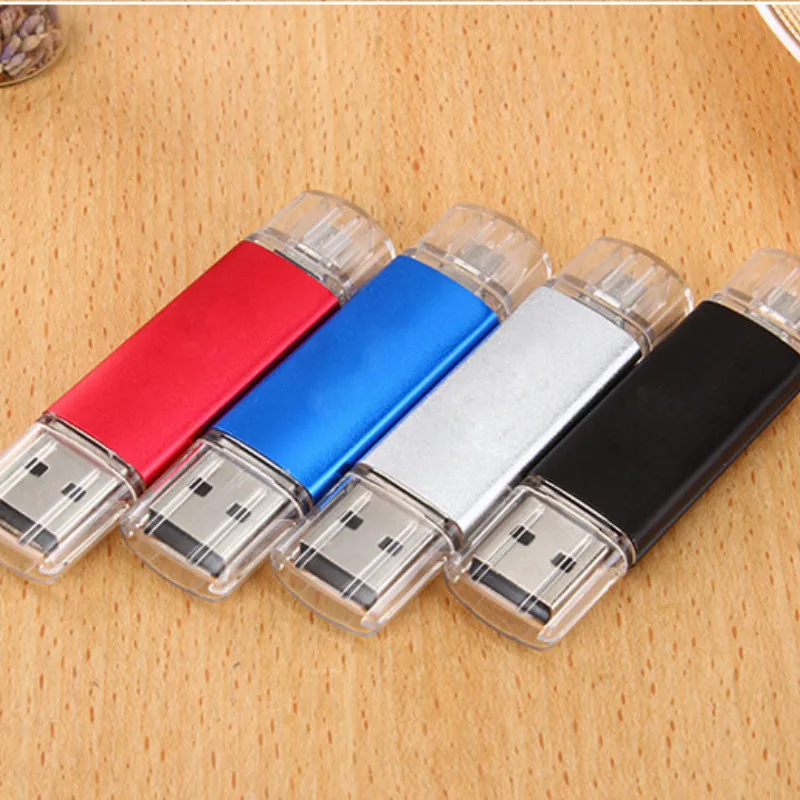 New High Speed usb 2.0 OTG 64GB Pen Drive USB Flash 128GB External Storage Memory Stick 32GB 16GB Micro Pendrive | Компьютеры и офис