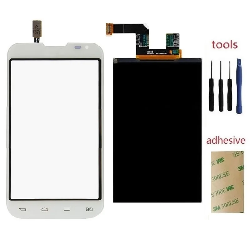 Для LG Optimus L70 D325 D321 D320 ЖК дисплей экран + сенсорный дигитайзер сенсор клей