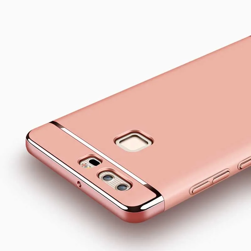 Чехол для Huawei P9 Plus Роскошный Жесткий ПК 3 в 1 полная защита ультра тонкий чехол