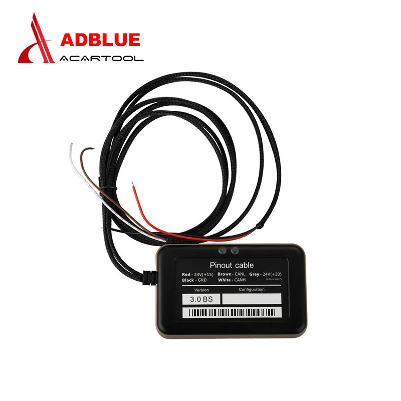 Грузовик автомобильный диагностический инструмент Adblue 8 в 1 с датчиком корпус эмулятора Adblue Pinout кабель автомобильный диагностический кабель черный