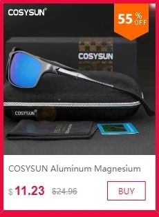 COSYSUN, брендовые поляризованные солнцезащитные очки, мужские солнцезащитные очки, для вождения, алюминиевый сплав магния, оправа, солнцезащитные очки, для рыбалки, Gafas de sol 0373