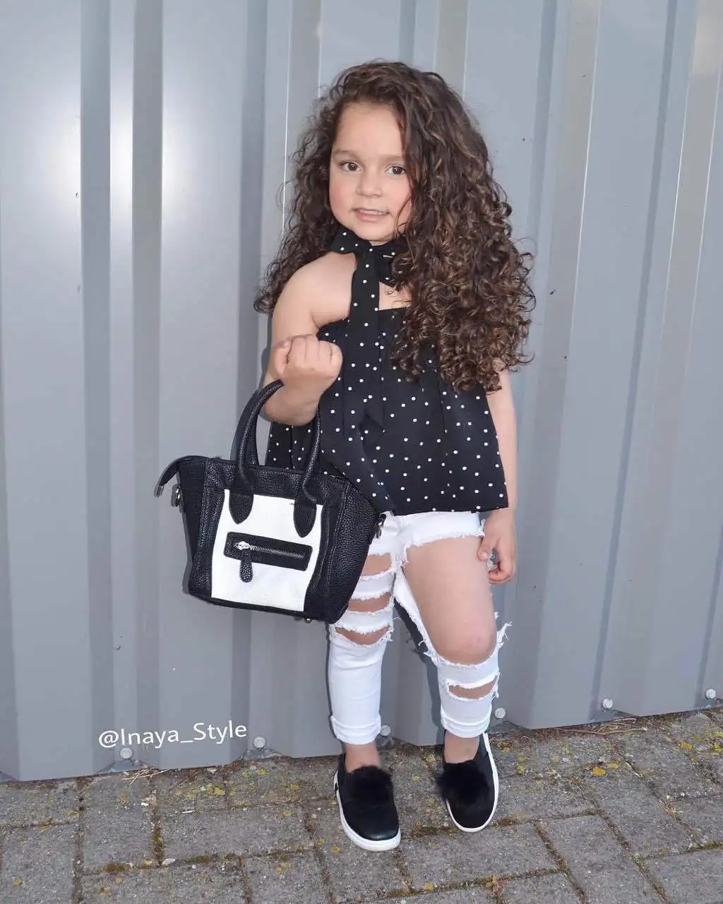 

Children's Summer Suit Ins The Same Paragraph European and American Tide Fan Girls Tube Top + Headband + White Trousers