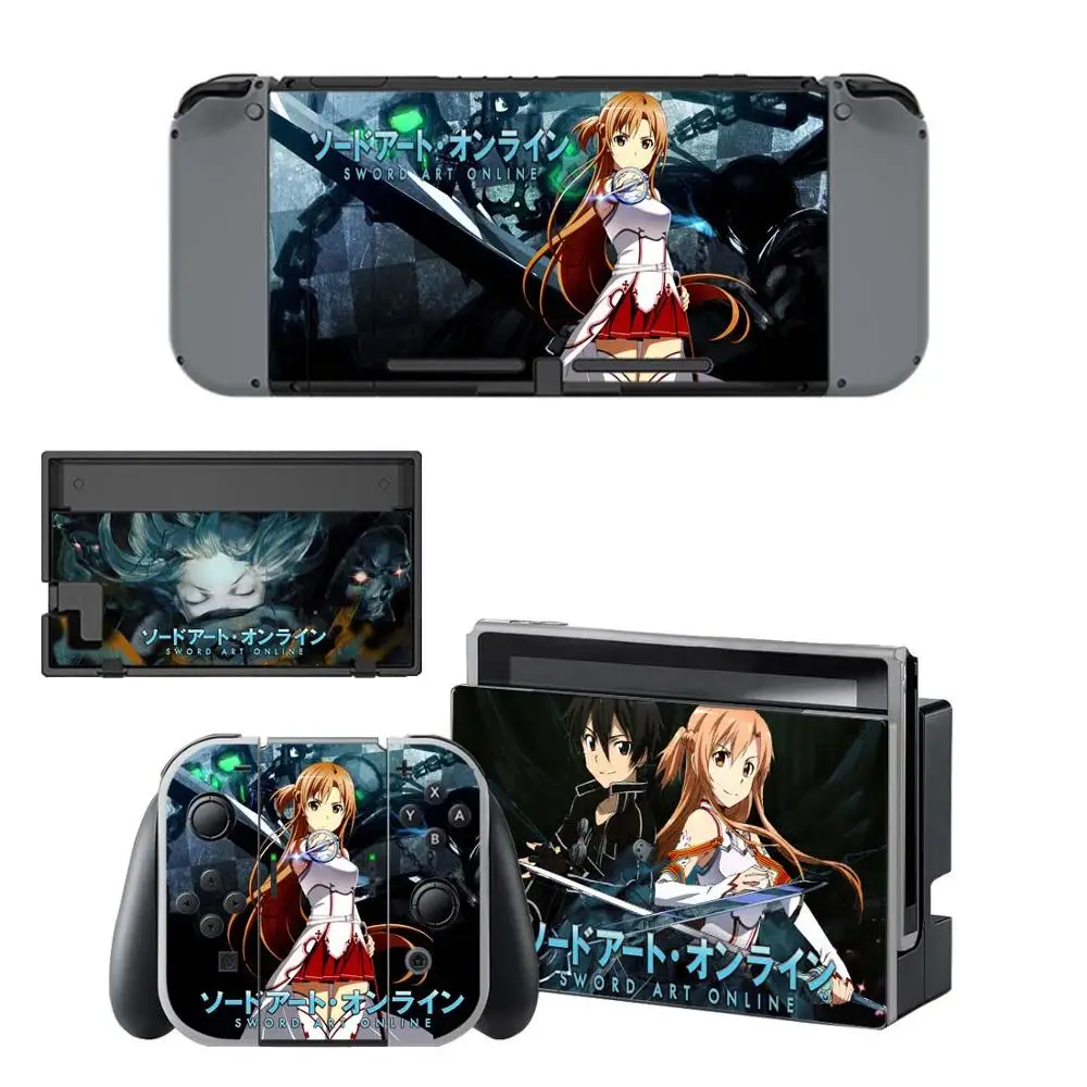 YSNS0660 Sword Art Online kingd наклейка для кожи с переключателем, наклейка с переключателем, совместимая с Nintendo doswitch консолью, Joy-Con, контроллером - Цвет: YSNS0660